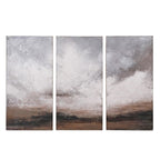 Set of 3 Moody Landscape Canvases