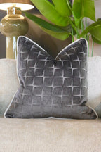 Limited Edition 24" 'Charcoal Starburst' Cushion