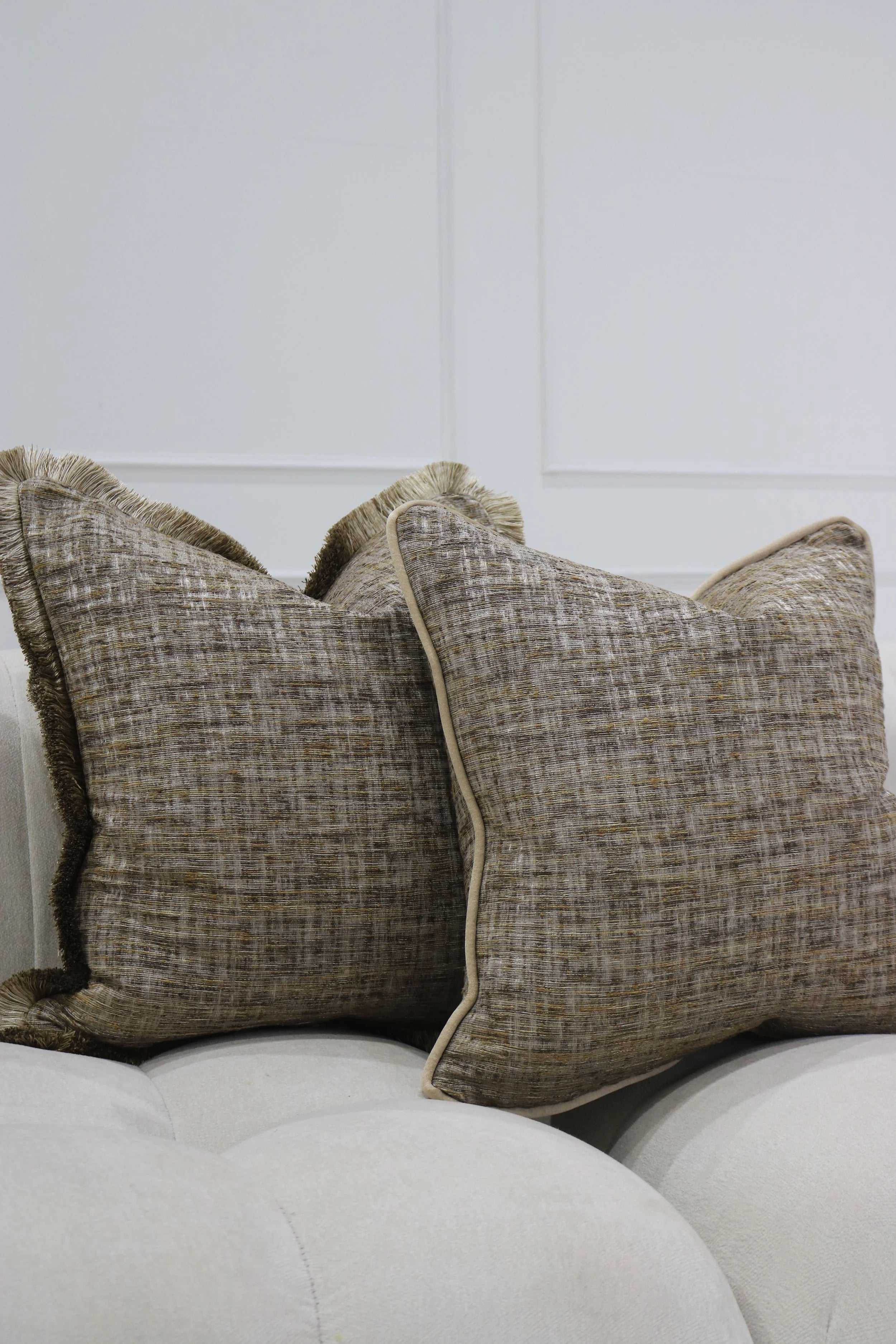 Limited Edition 'Victoire Taupe' Cushion