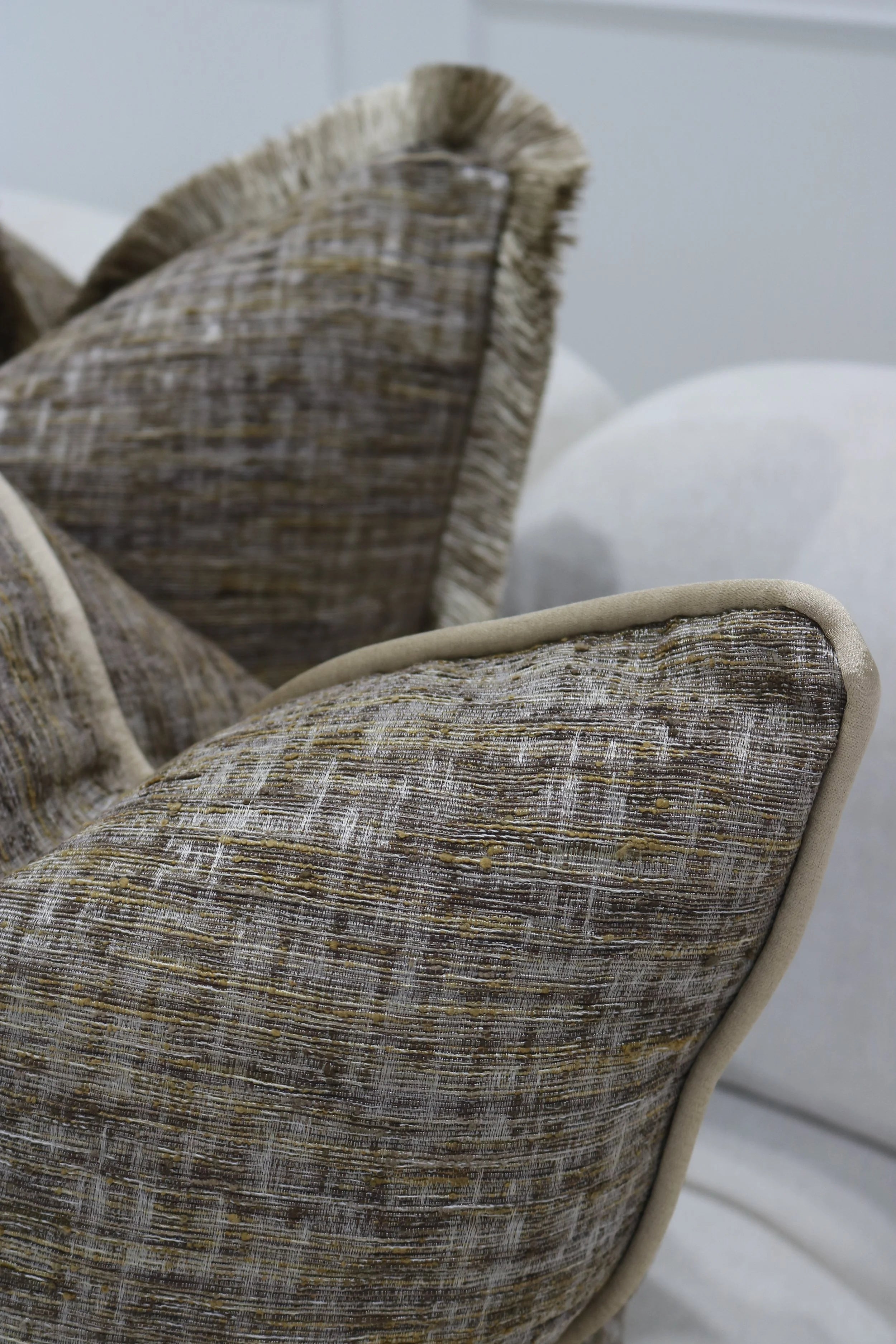 Limited Edition 'Victoire Taupe' Cushion