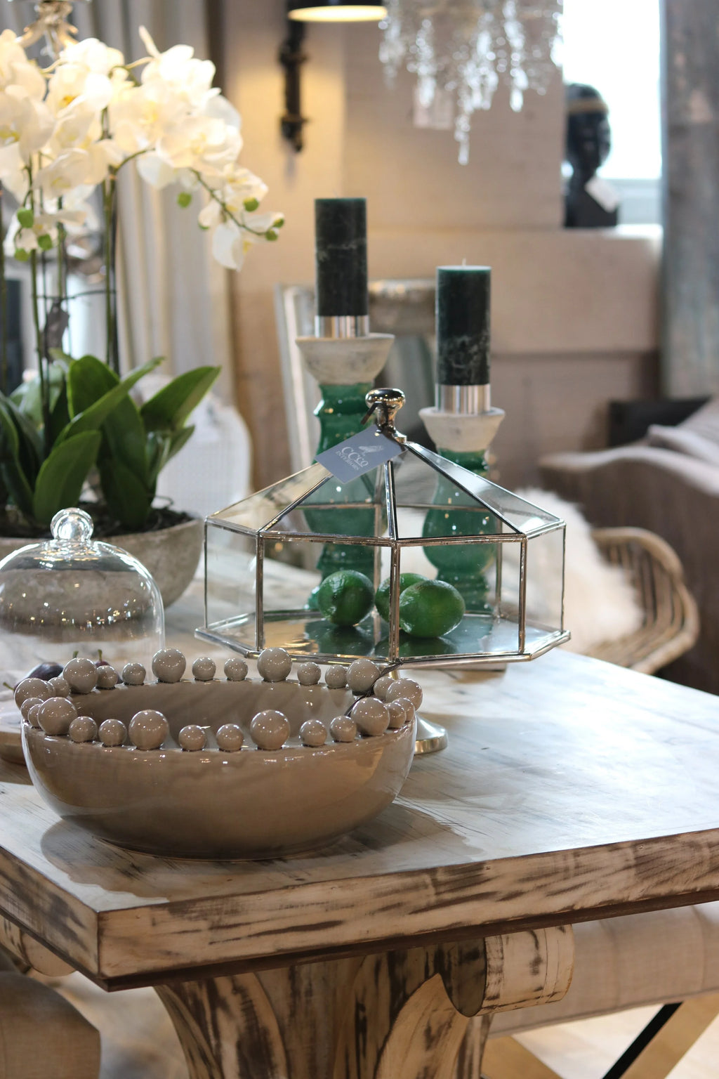 Grey Bobble Edged Bowl