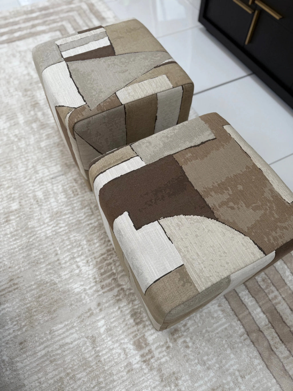 Cubilete Natural Cube Footstool