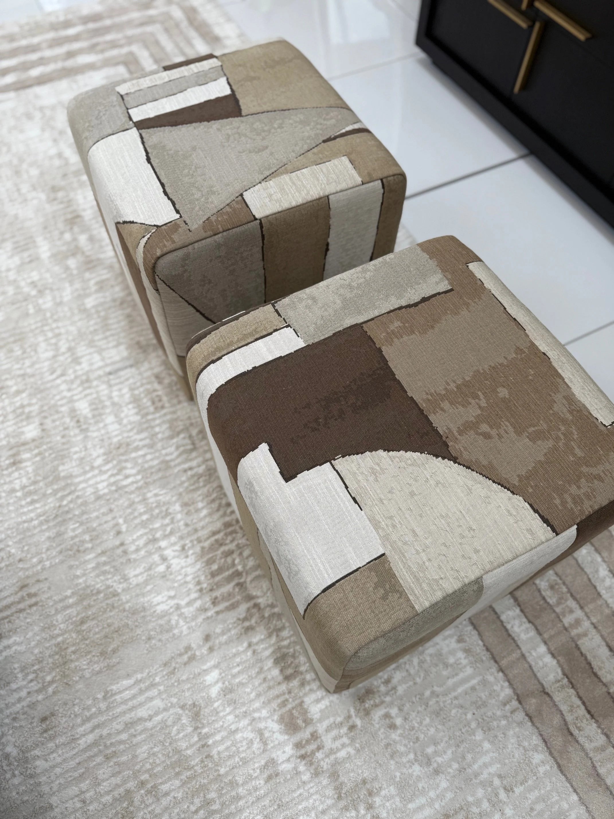 Cubilete Natural Cube Footstool