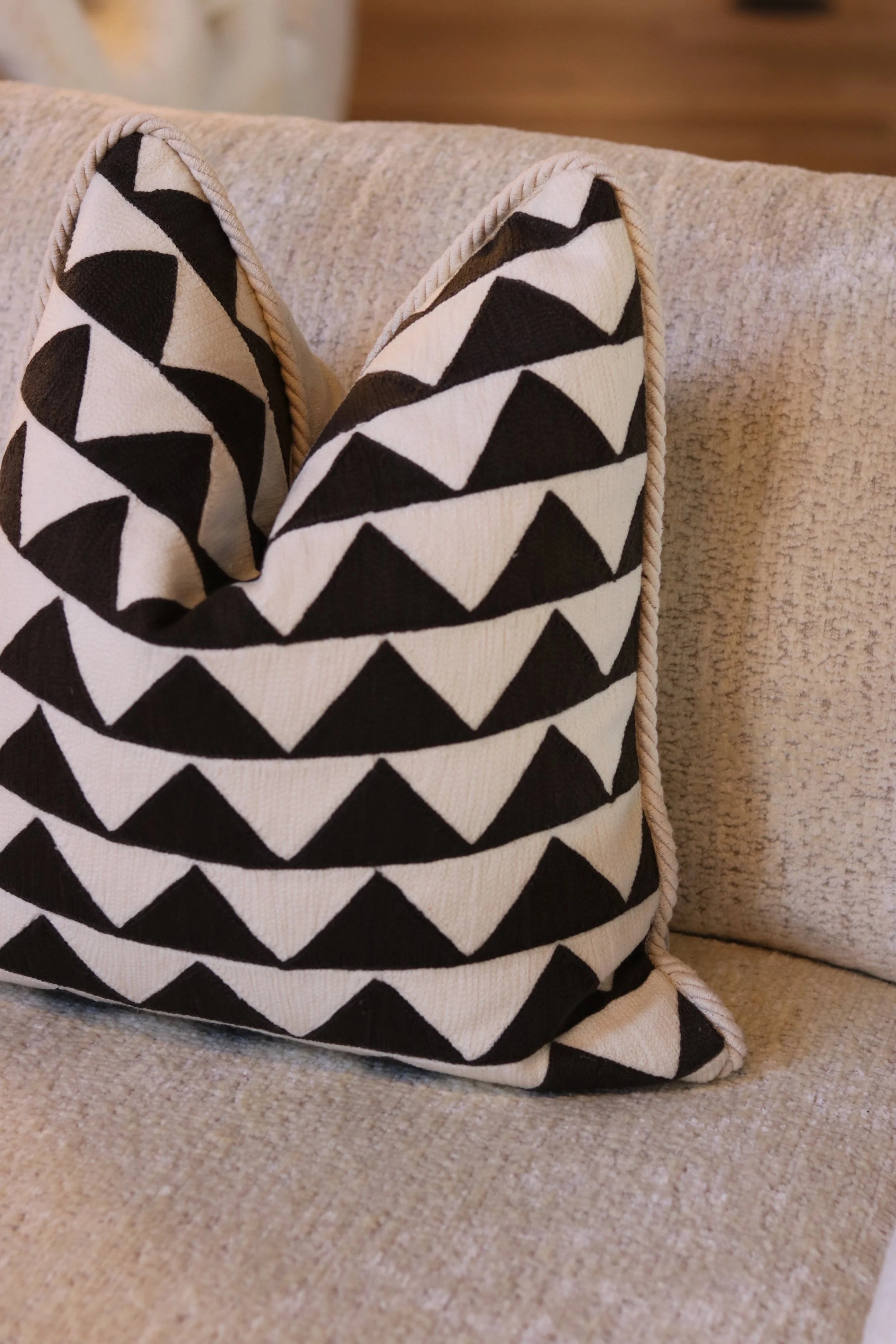 Bermuda Dalmation Cushion