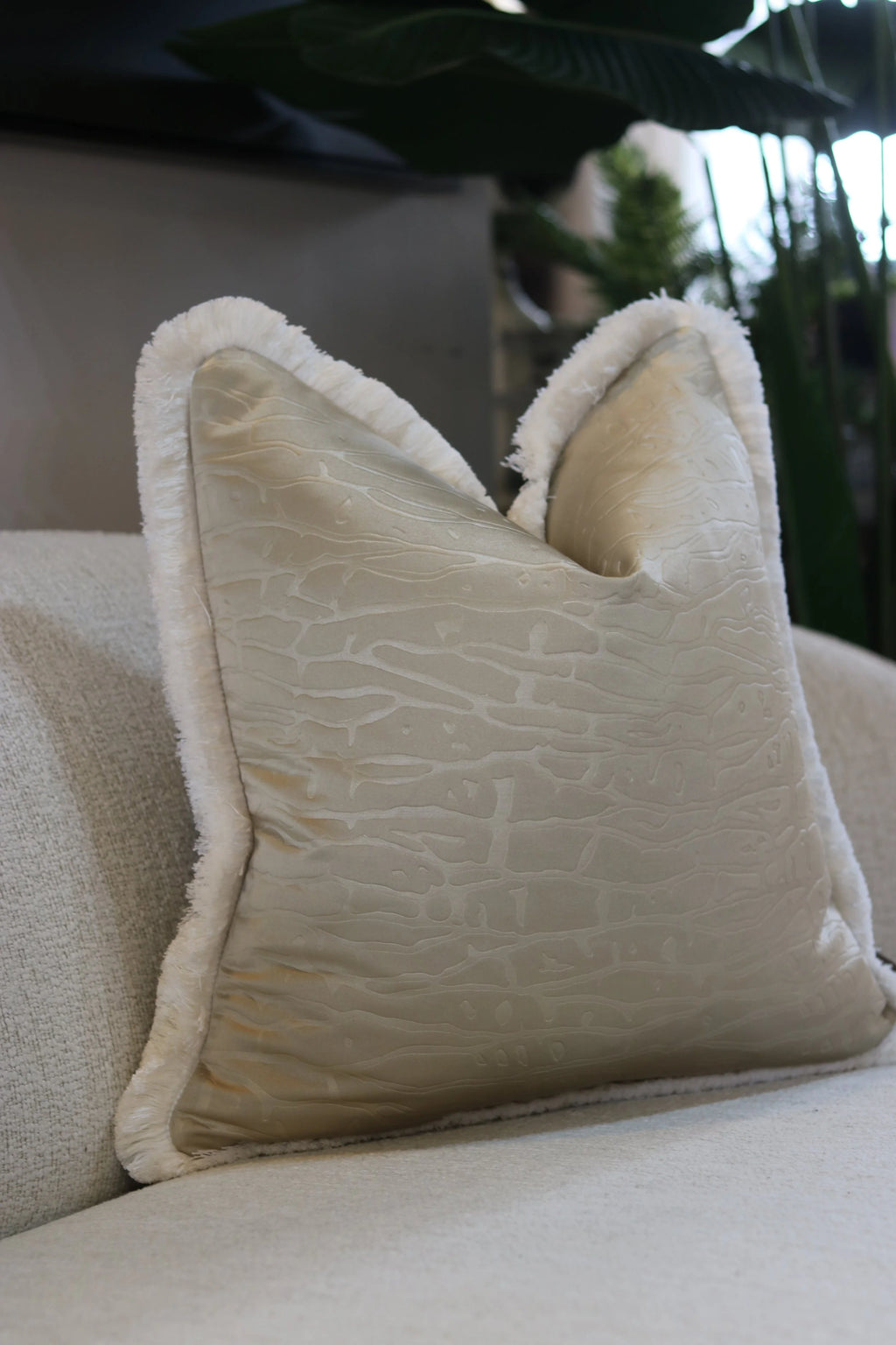 Limited Edition 'Gold Crackle' Cushion