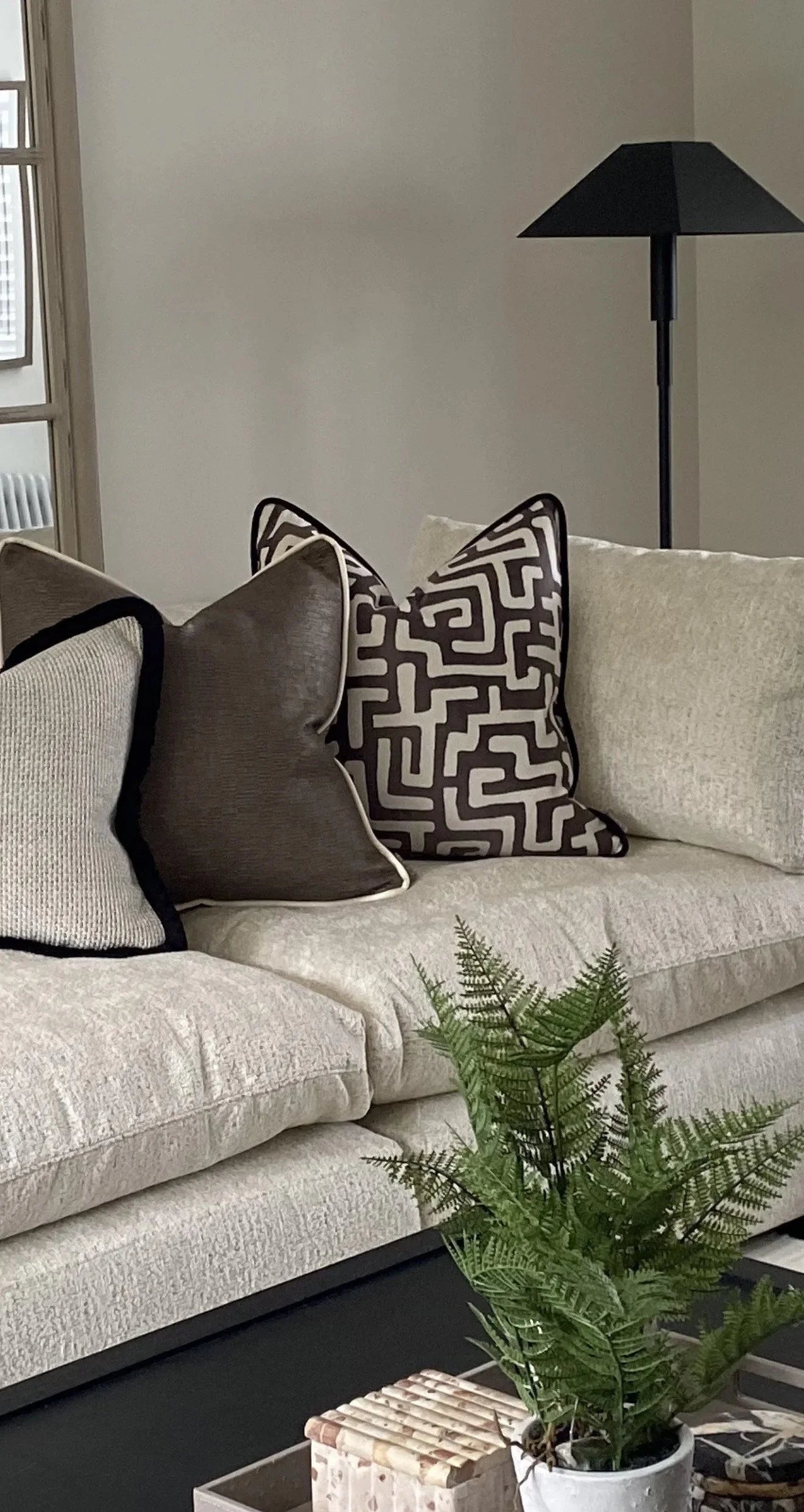 Limited Edition 'Kinamba Ebony' Cushion