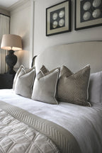 Limited Edition 'Gold and Fawn' Bed Cushion Set