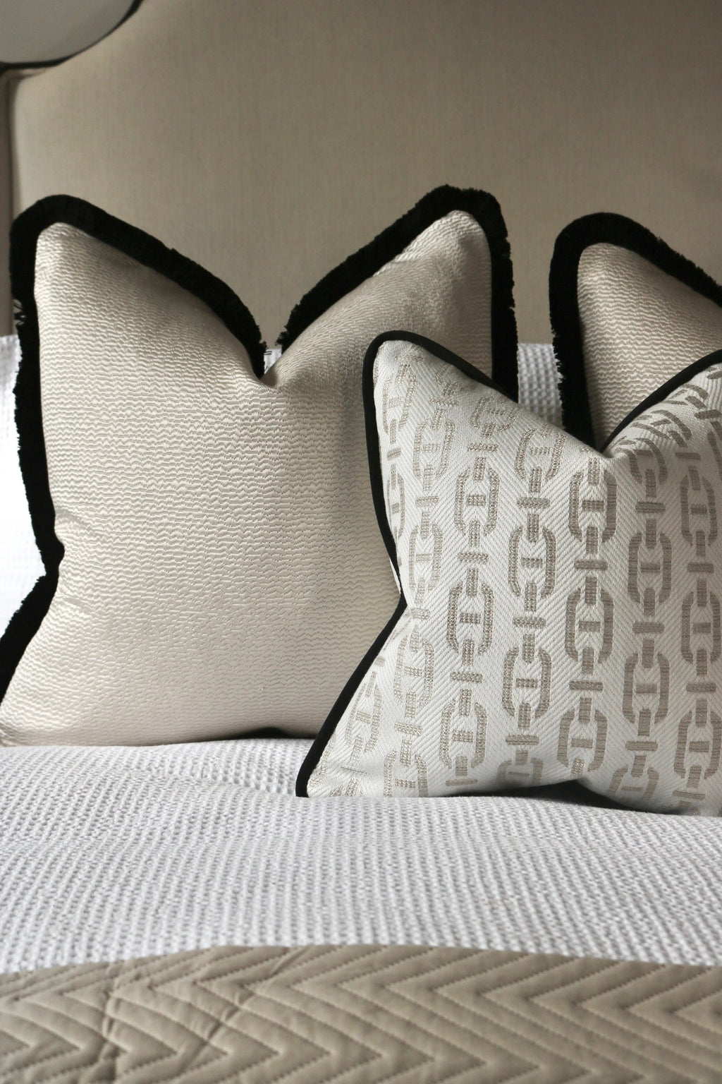 Limited Edition 24" 'Kiri Oyster' Cushion