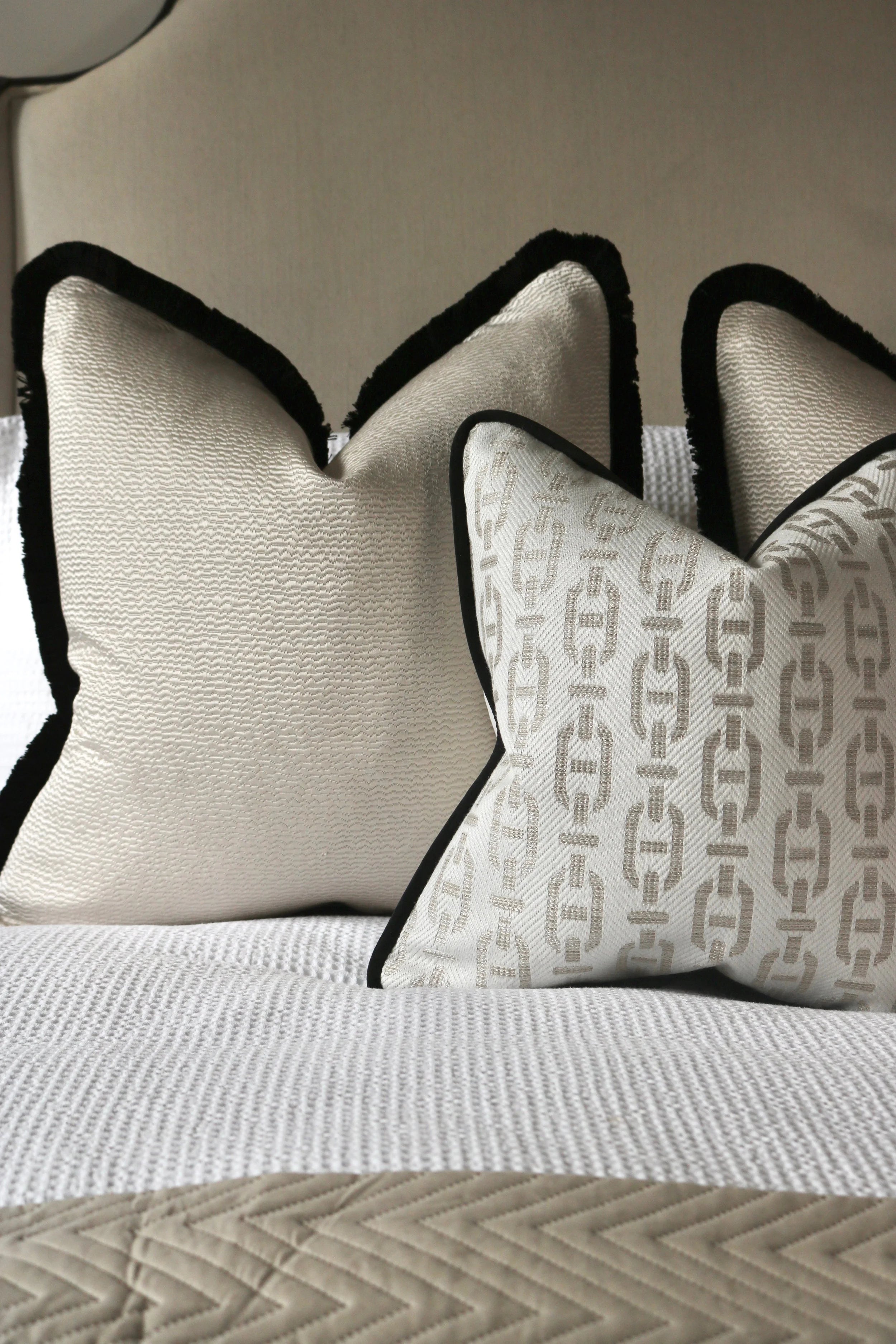 Limited Edition 24" 'Kiri Oyster' Cushion
