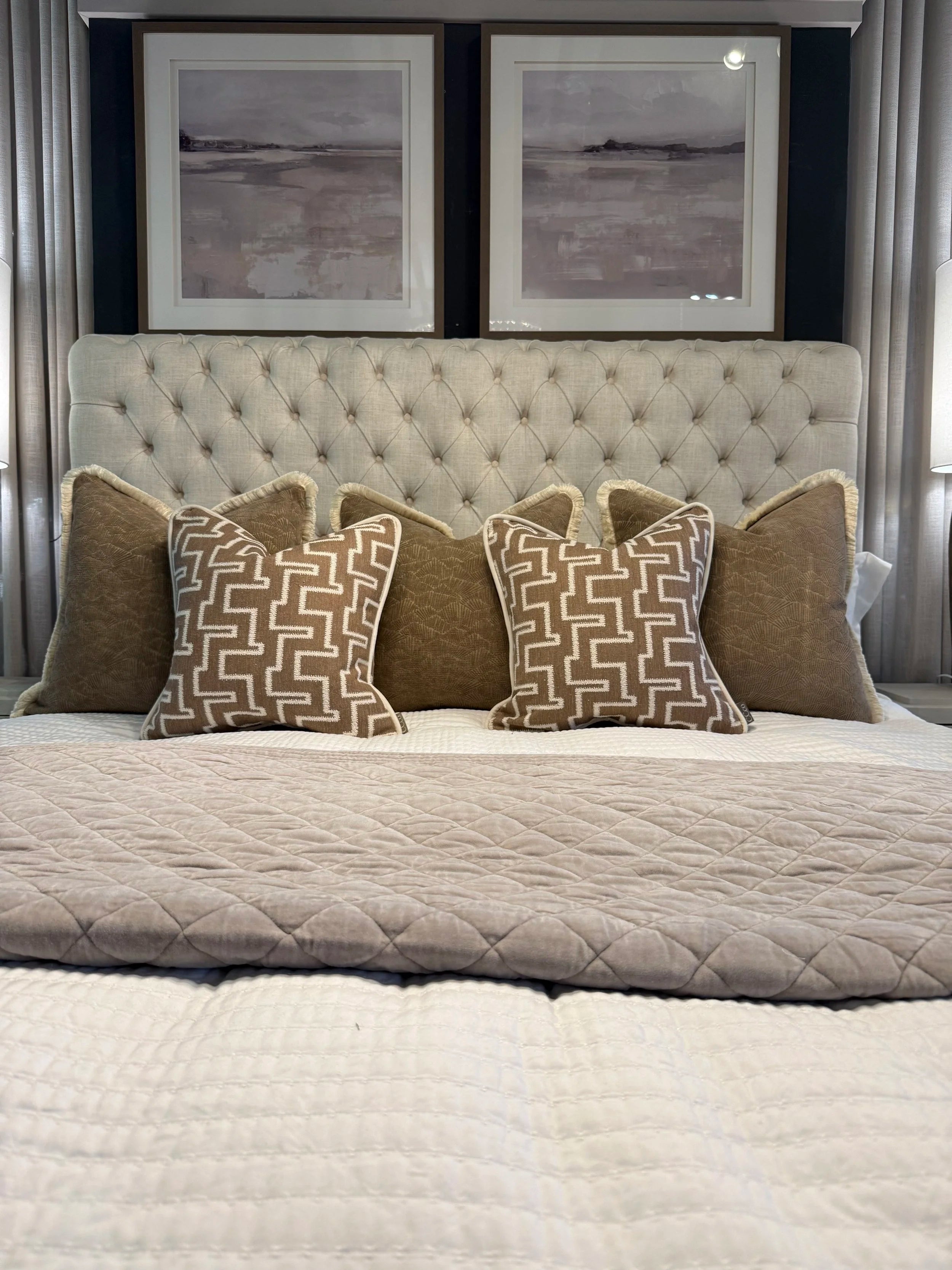 The Butterscotch Bed Cushion Set