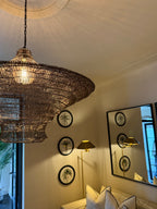 Woven Wire Pendant Light
