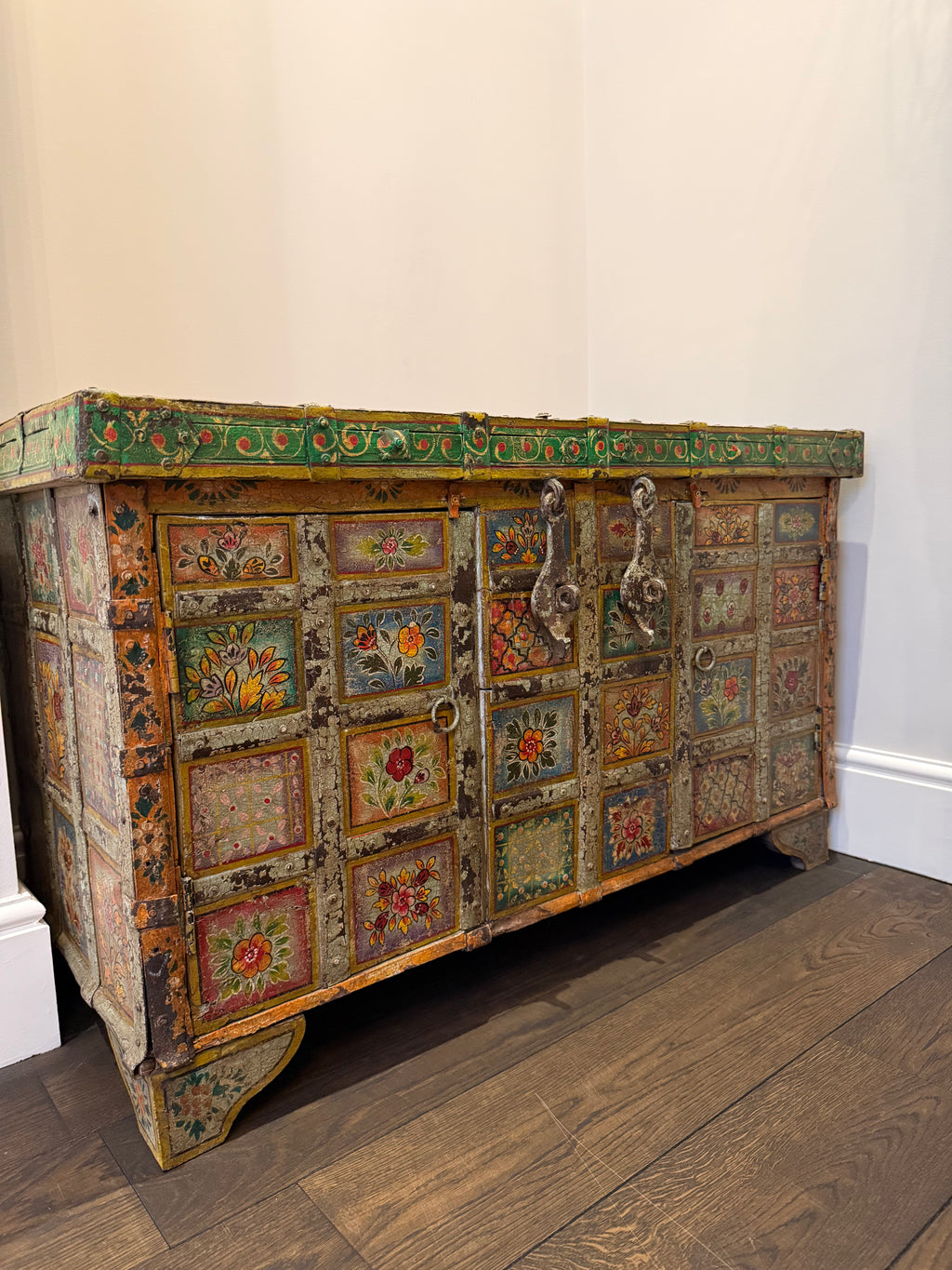 Ex-Display Antique Wooden Painted Box
