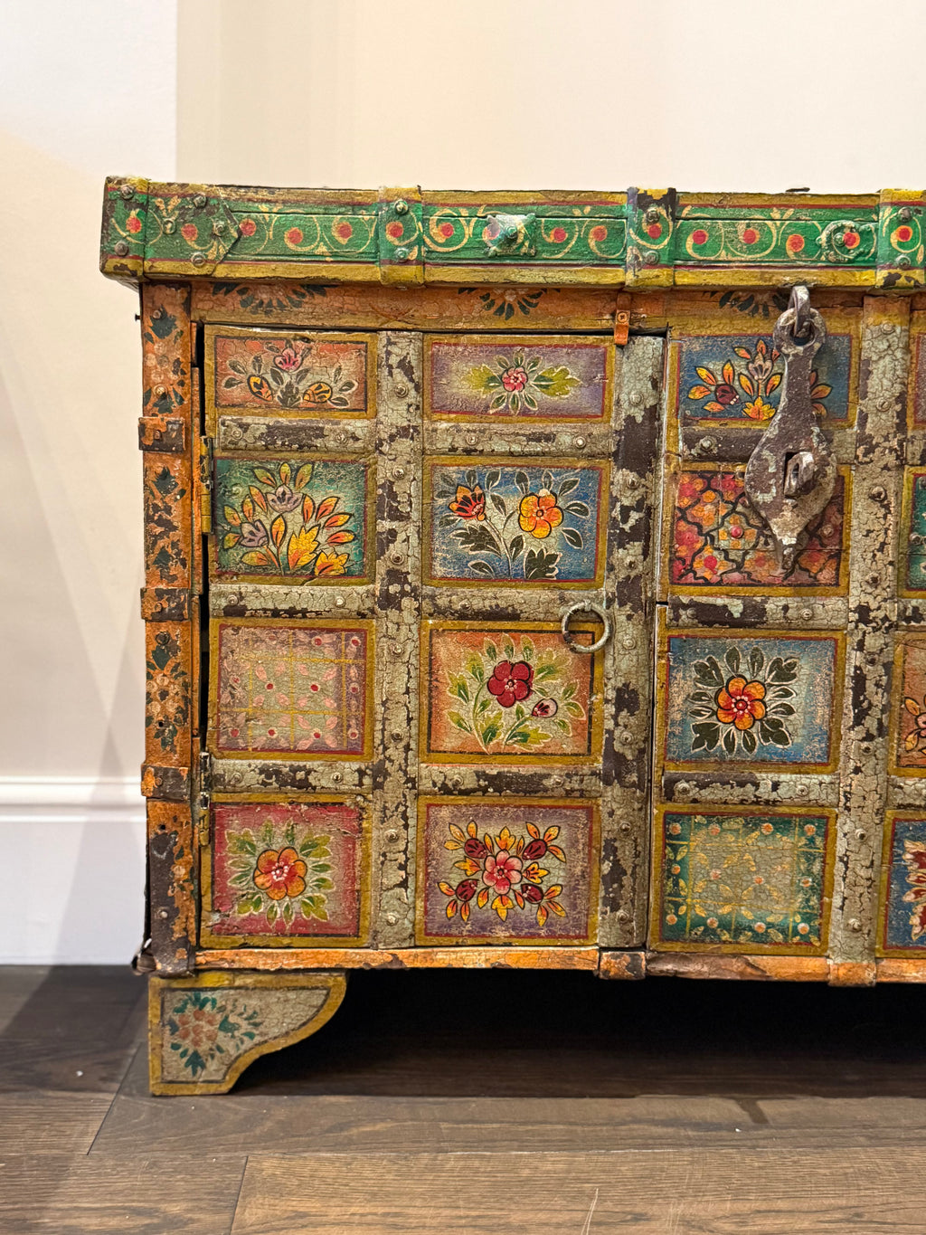 Ex-Display Antique Wooden Painted Box