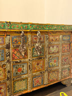 Ex-Display Antique Wooden Painted Box