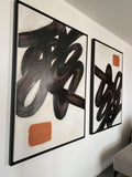 Abstract Brush Stroke Picture