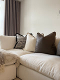Textured Neutral Sofa Cushion Set