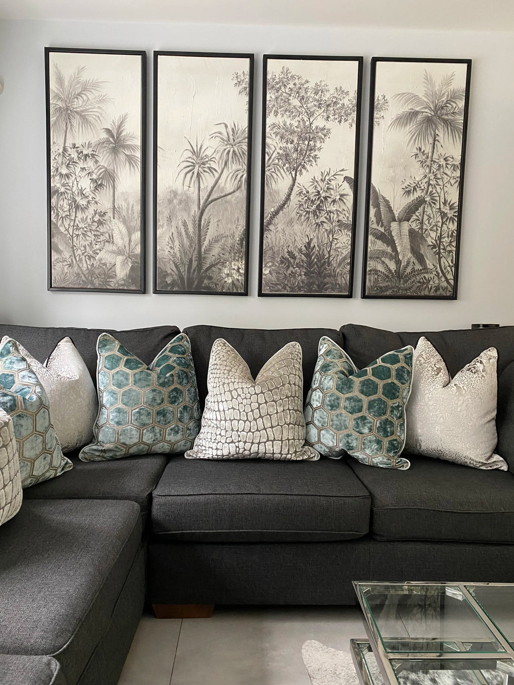 Designers Guild 'Manipur Celadon' Cushion