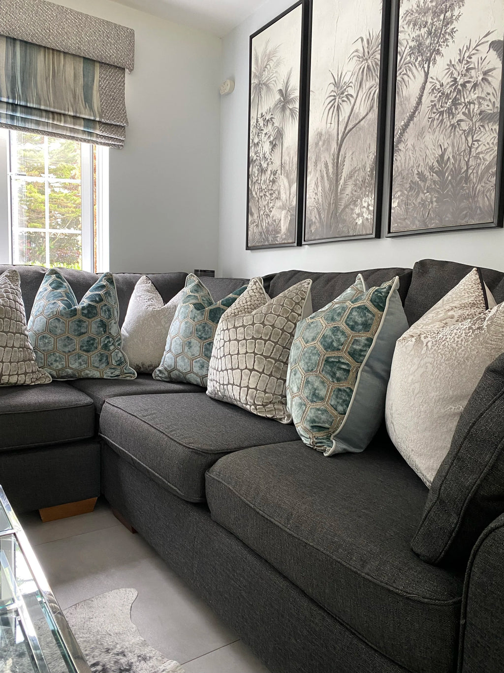 Designers Guild 'Manipur Celadon' Cushion