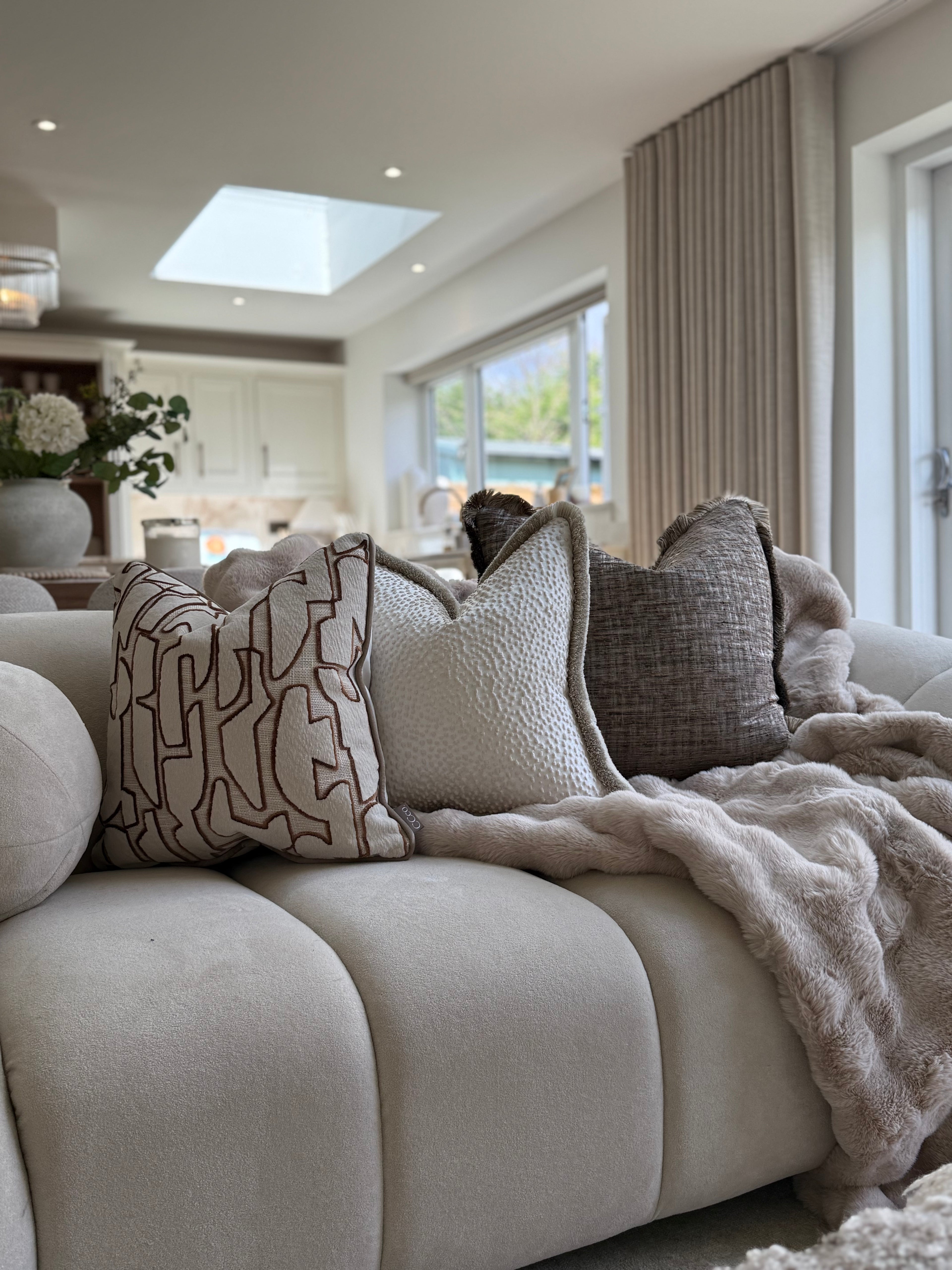 Aureli Opaline Sofa Cushion Set