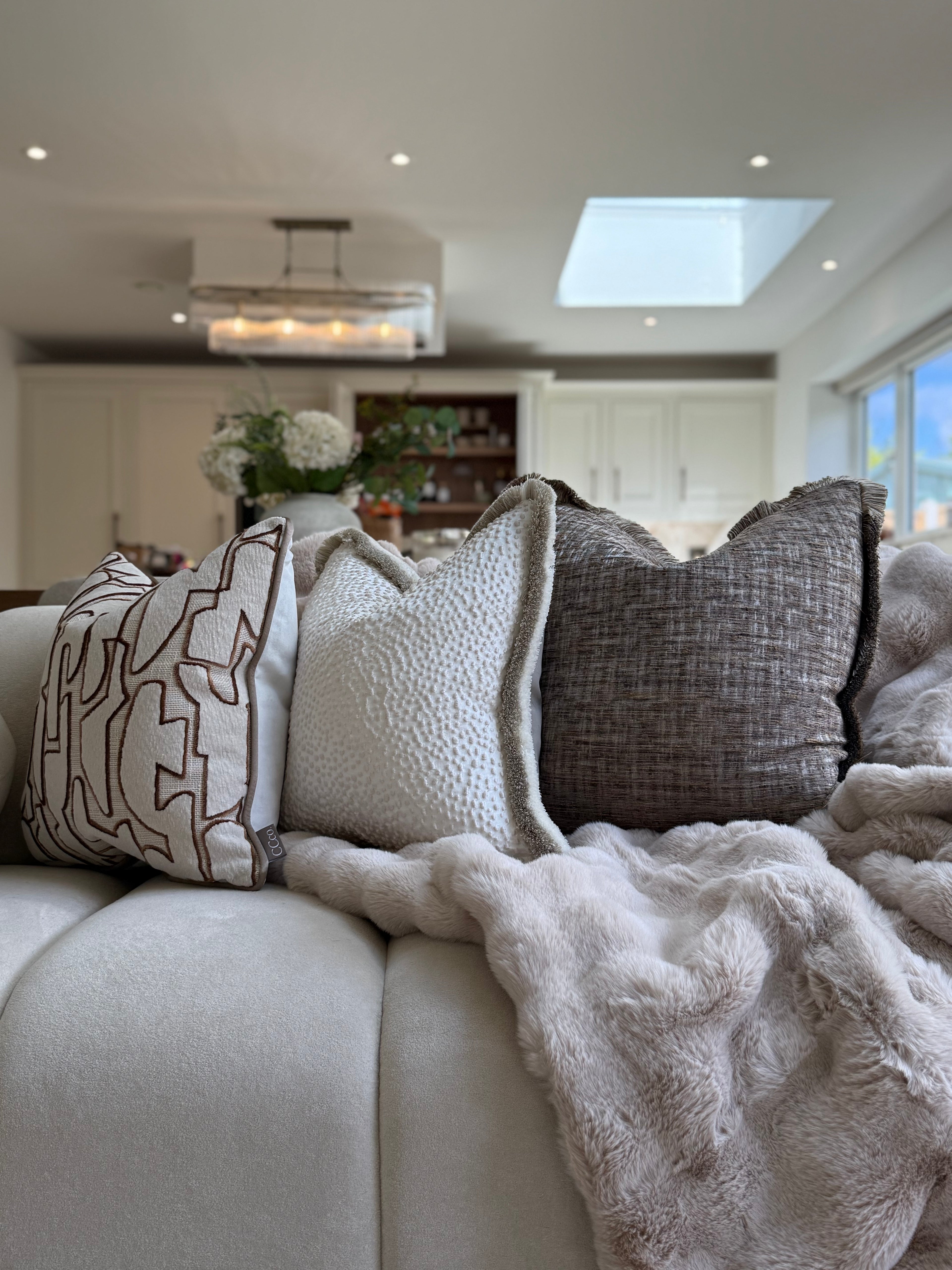 Aureli Opaline Sofa Cushion Set