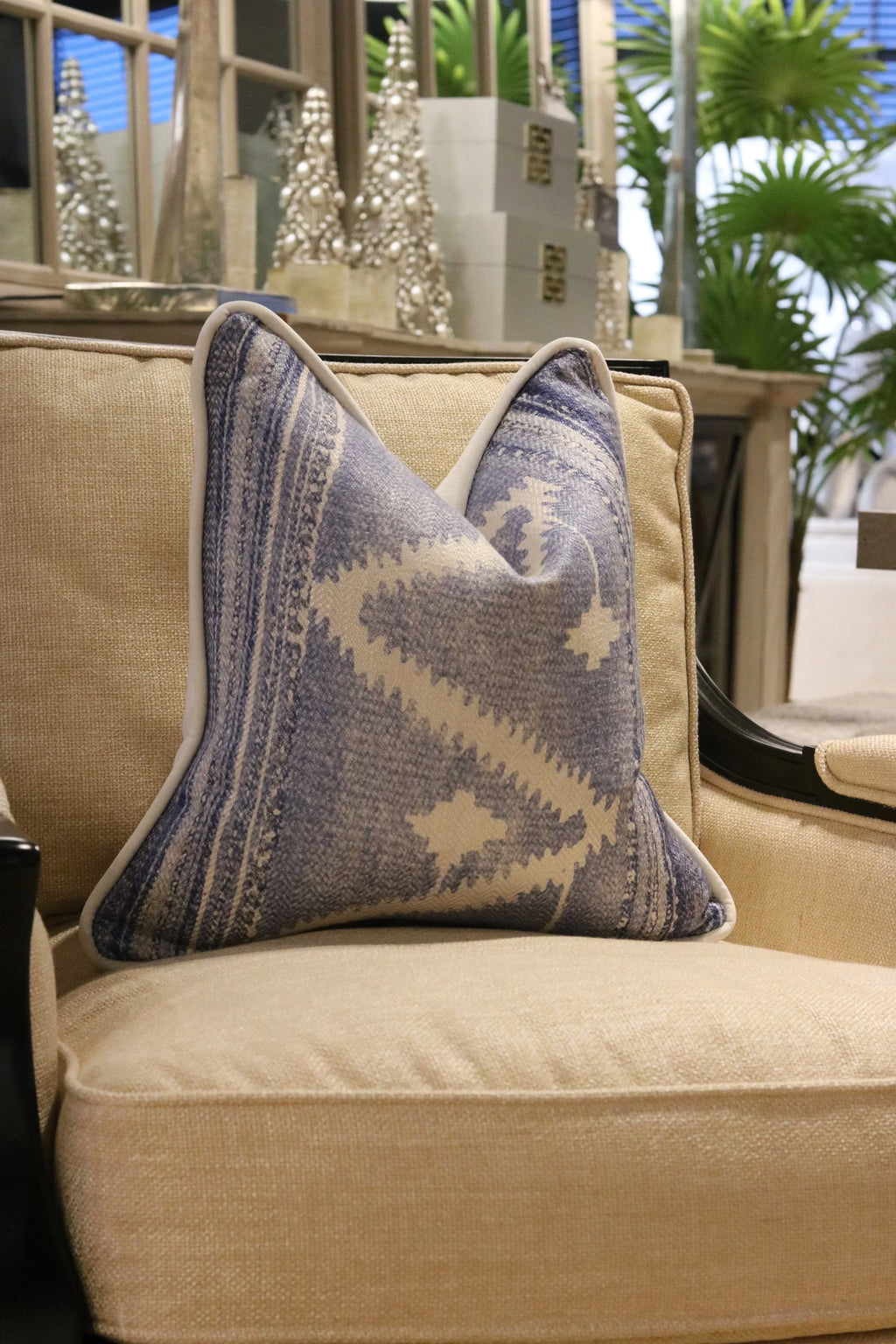 Andrew Martin 'Babylon Denim' Cushion