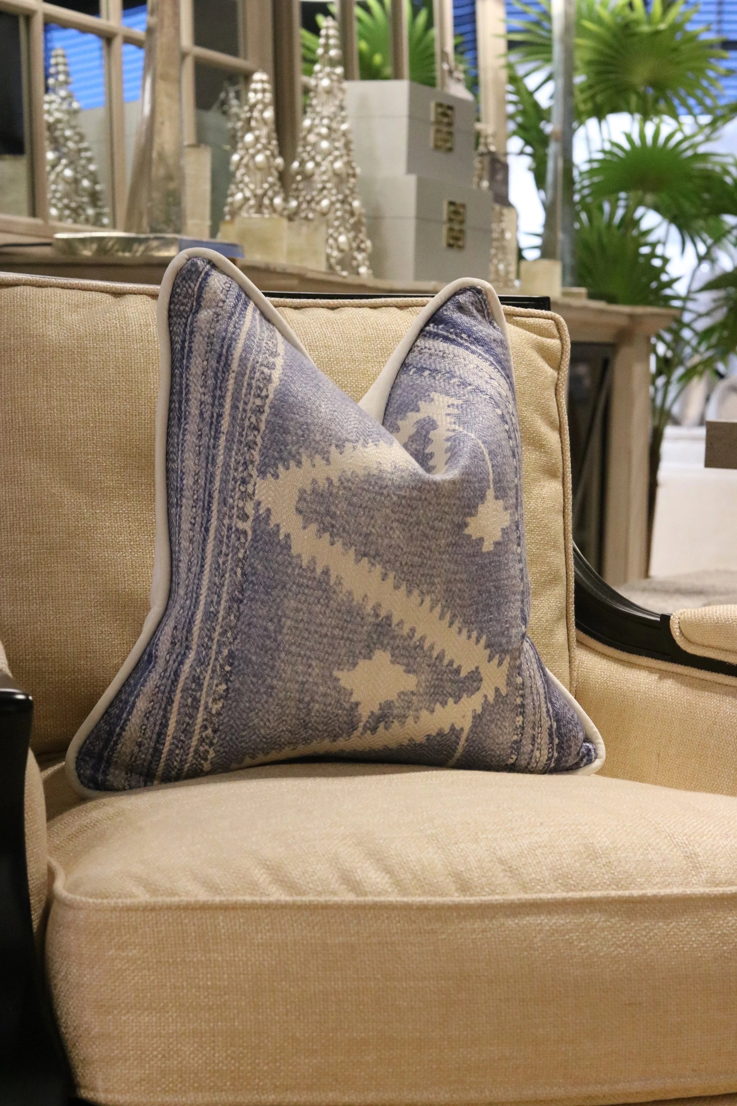 Andrew Martin 'Babylon Denim' Cushion