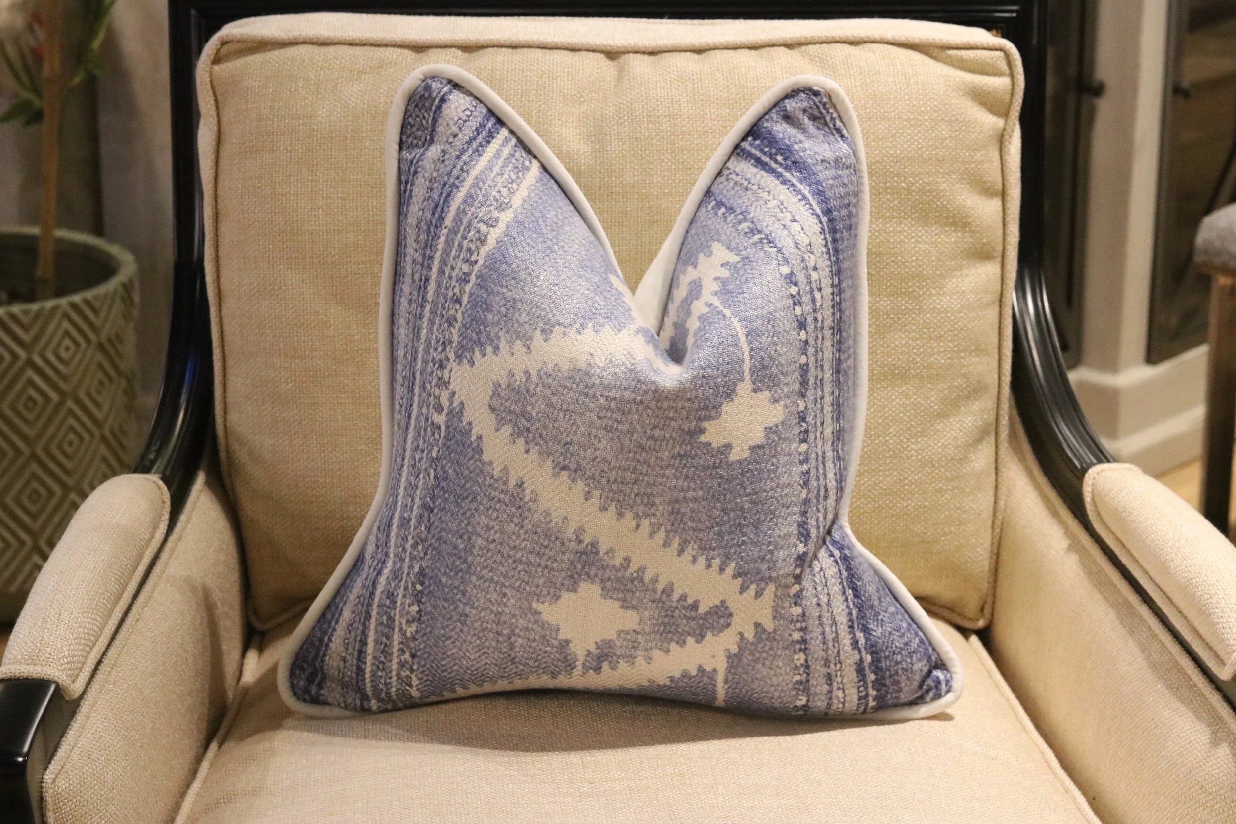 Andrew Martin 'Babylon Denim' Cushion