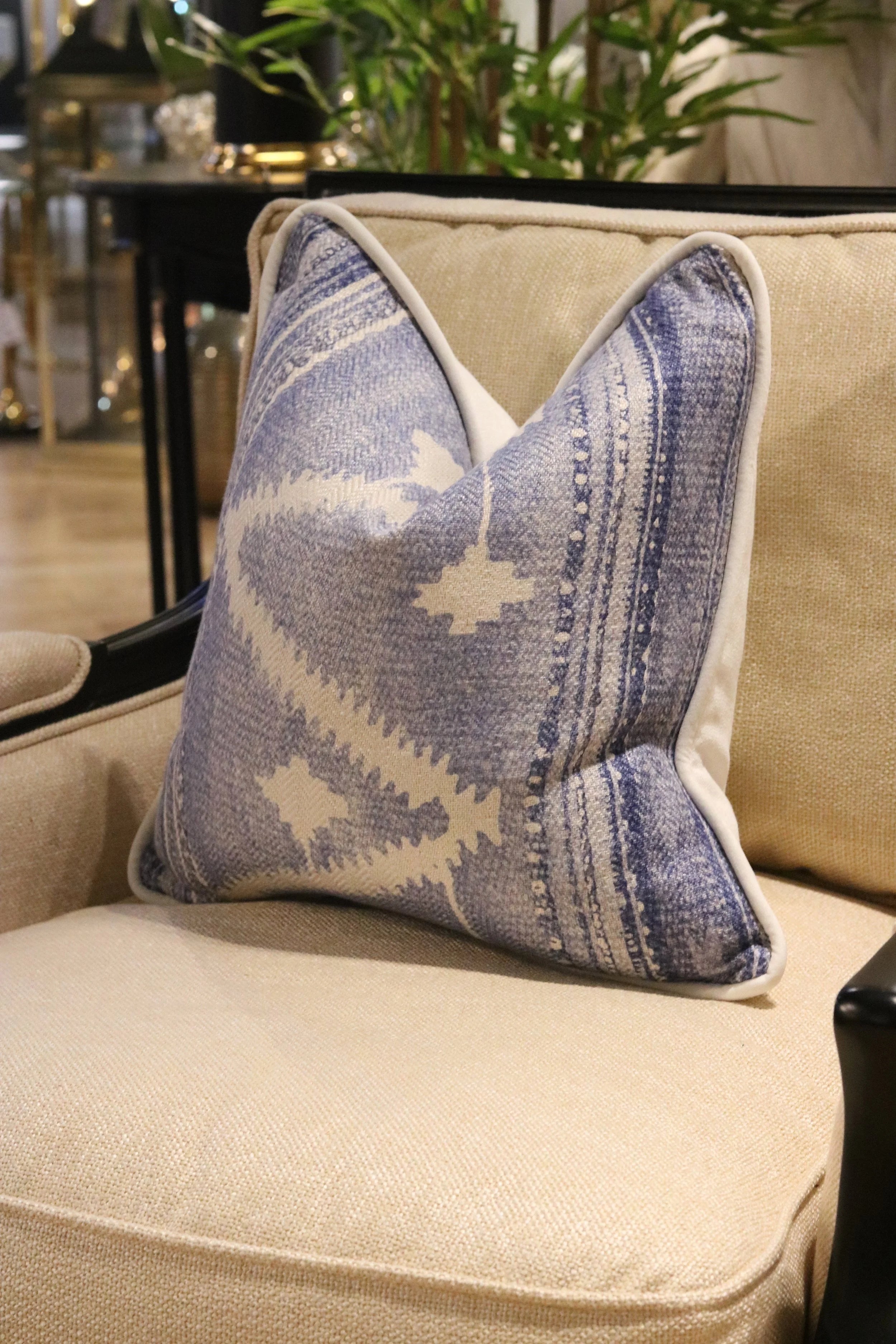 Andrew Martin 'Babylon Denim' Cushion