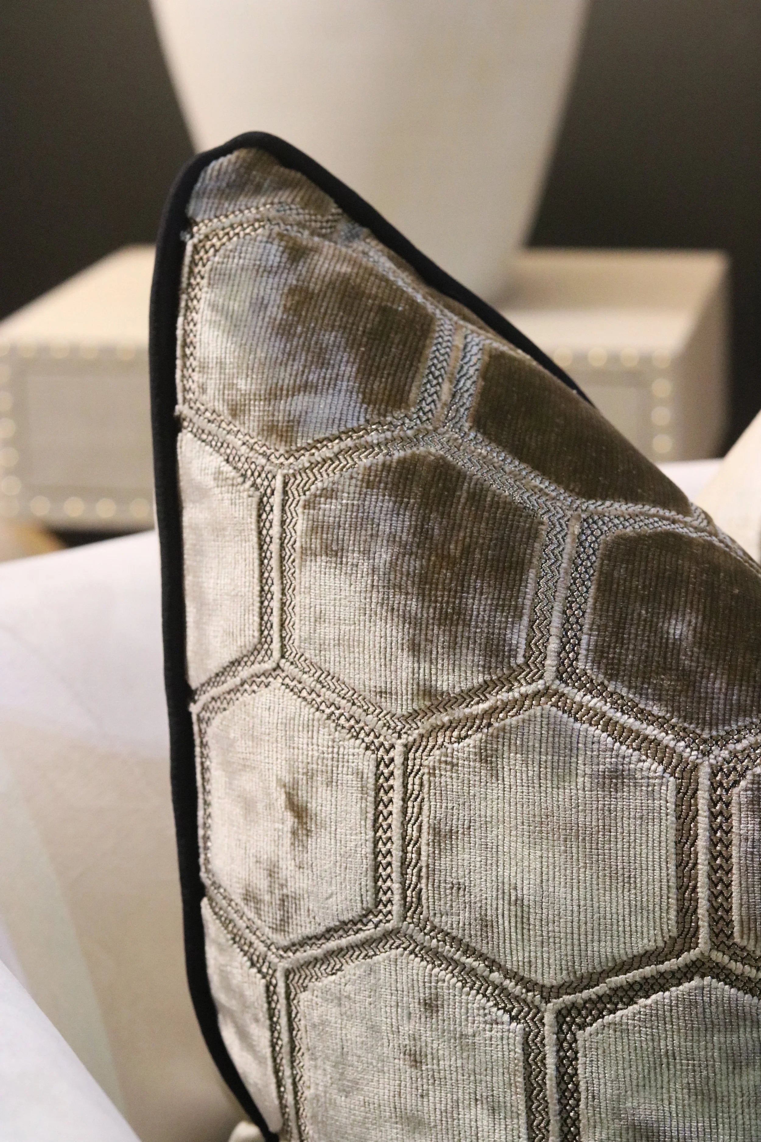 Designers Guild 'Manipur Natural' Cushion