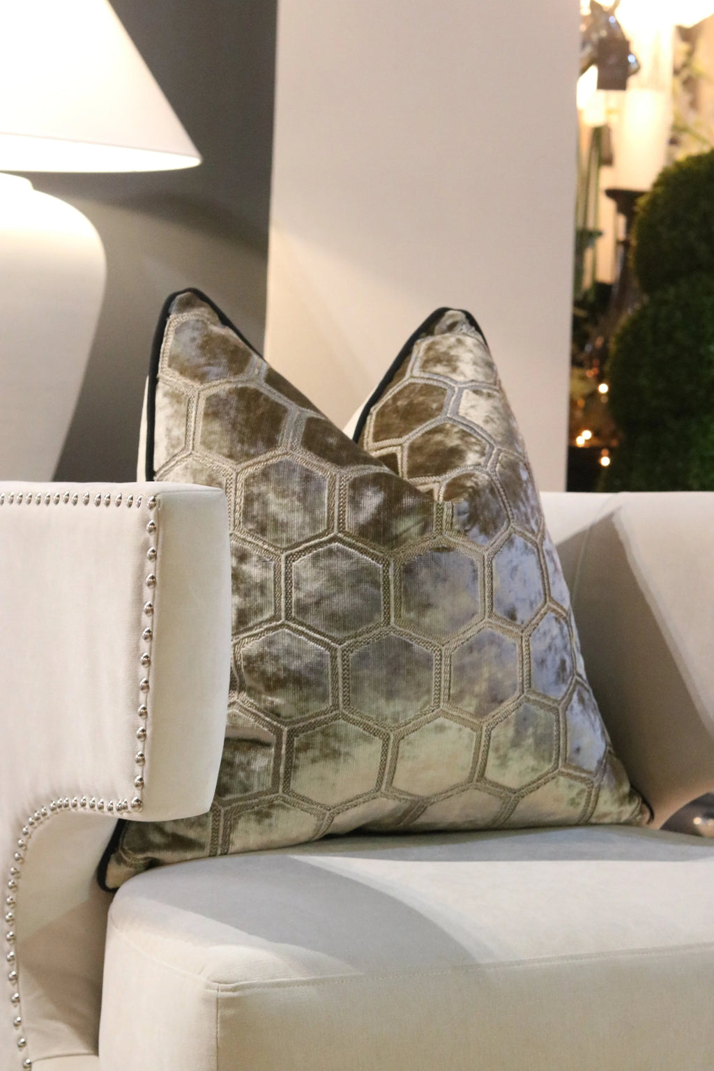 Designers Guild 'Manipur Natural' Cushion