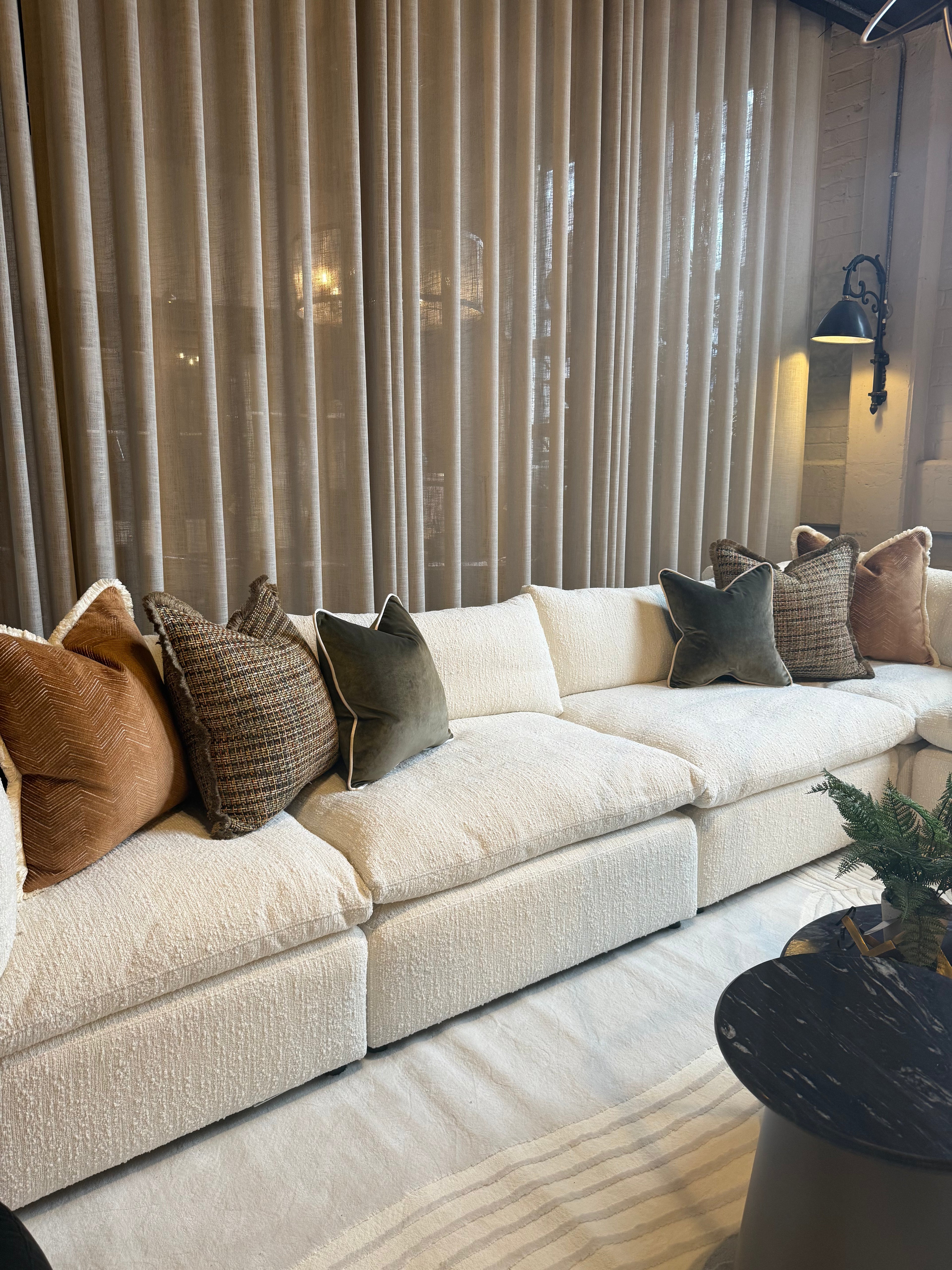 Limited Edition 'Bruyere Taupe' Sofa Cushion Set
