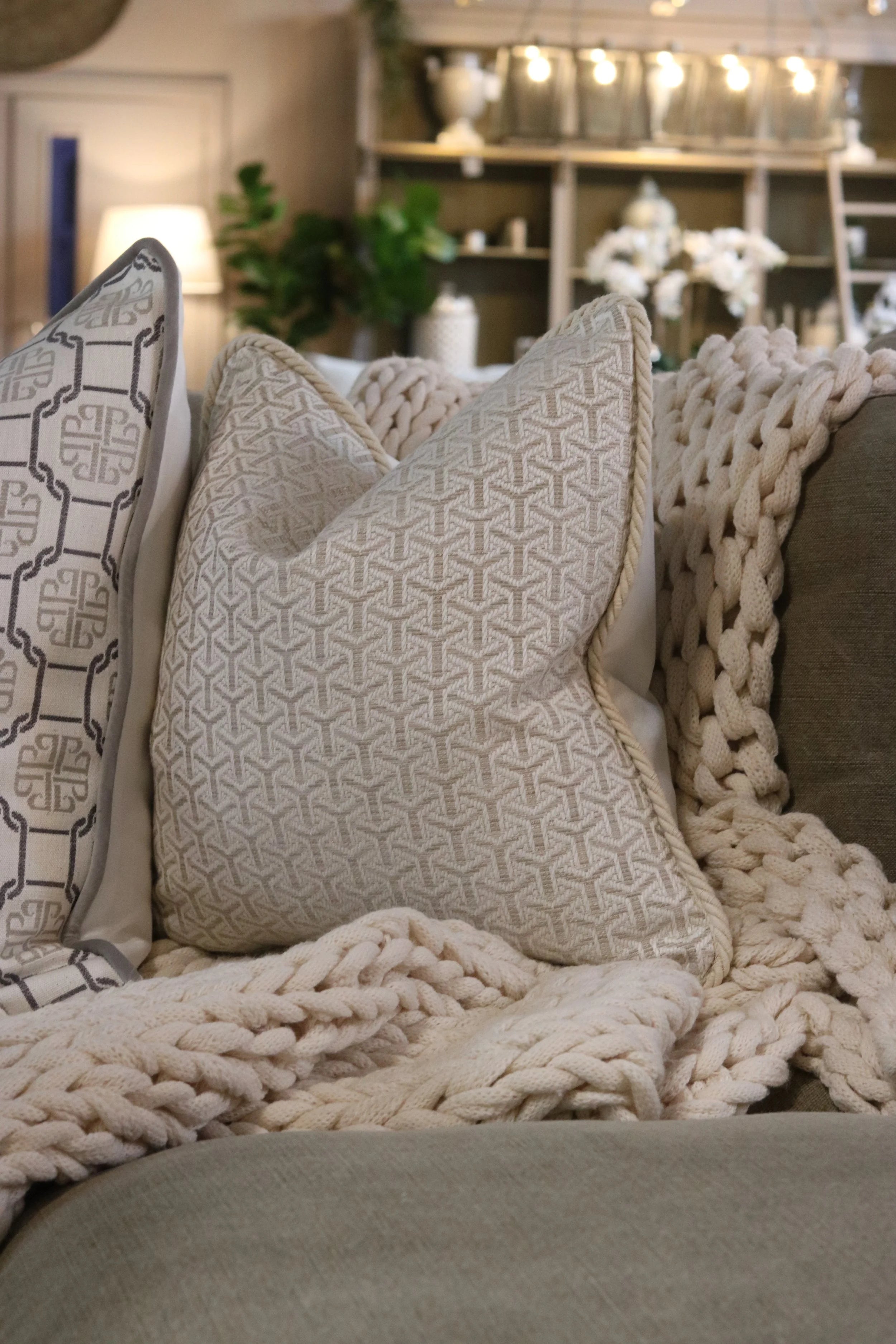 Andrew Martin 'Monte String' Cushion
