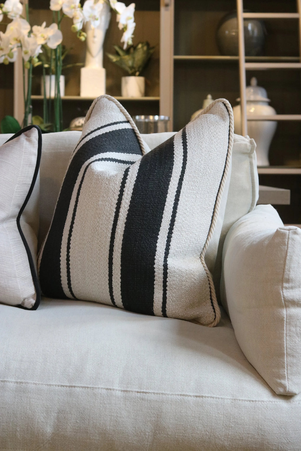 Andrew Martin ‘Mountain Stripe’ Cushion