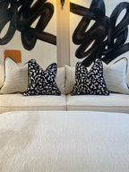 The Monochrome Velvet Sofa Cushion Set