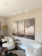 Set of 3 Moody Landscape Canvases
