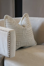 Macrame Linen Cushion