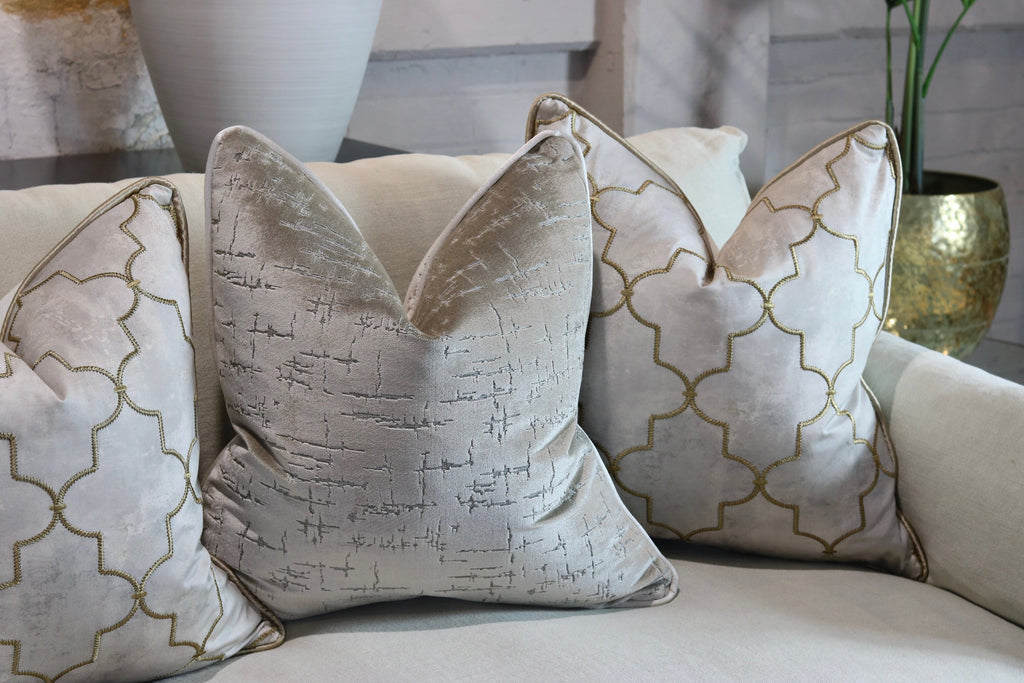 Lilou Gold Sofa Cushion Set