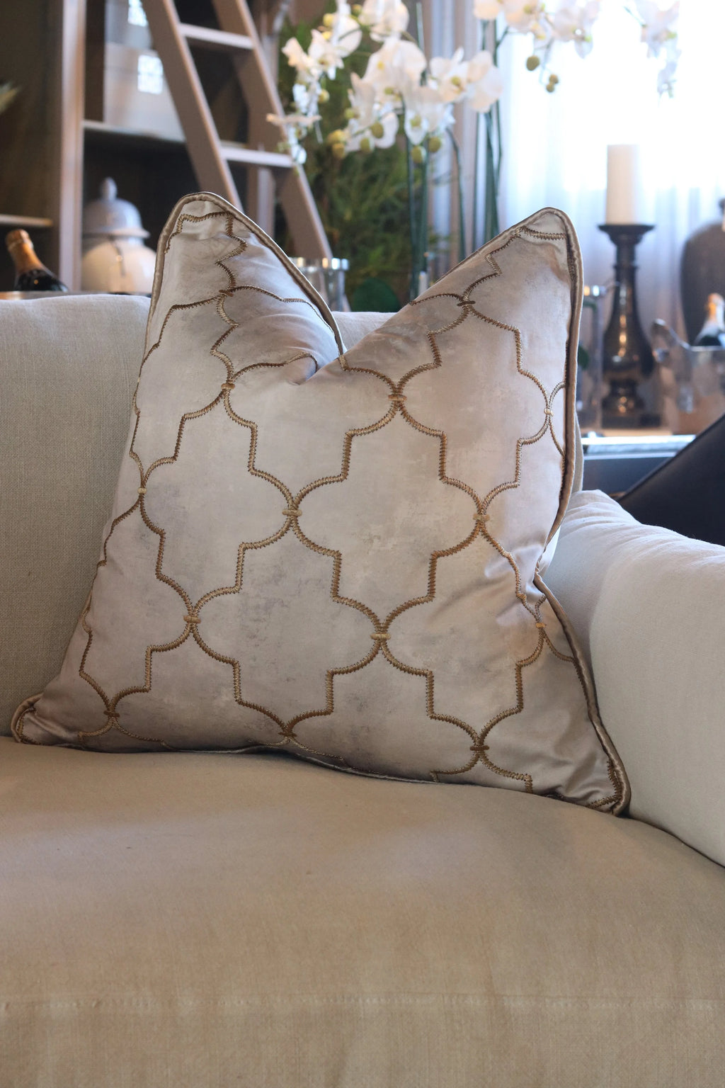 Langford Brass Cushion