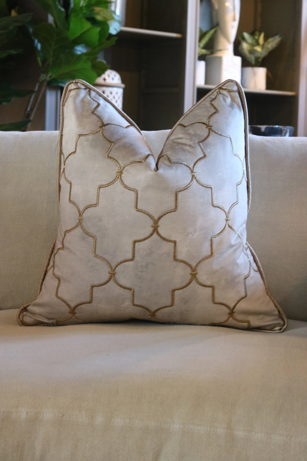 Langford Brass Cushion