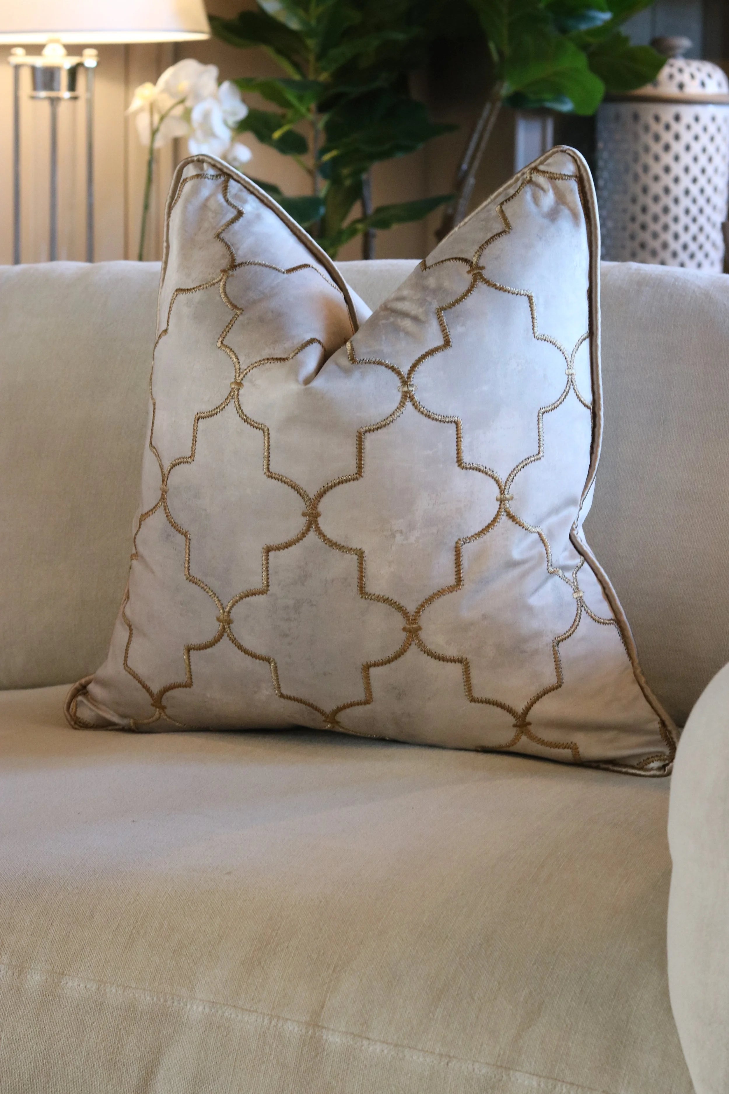 Langford Brass Cushion