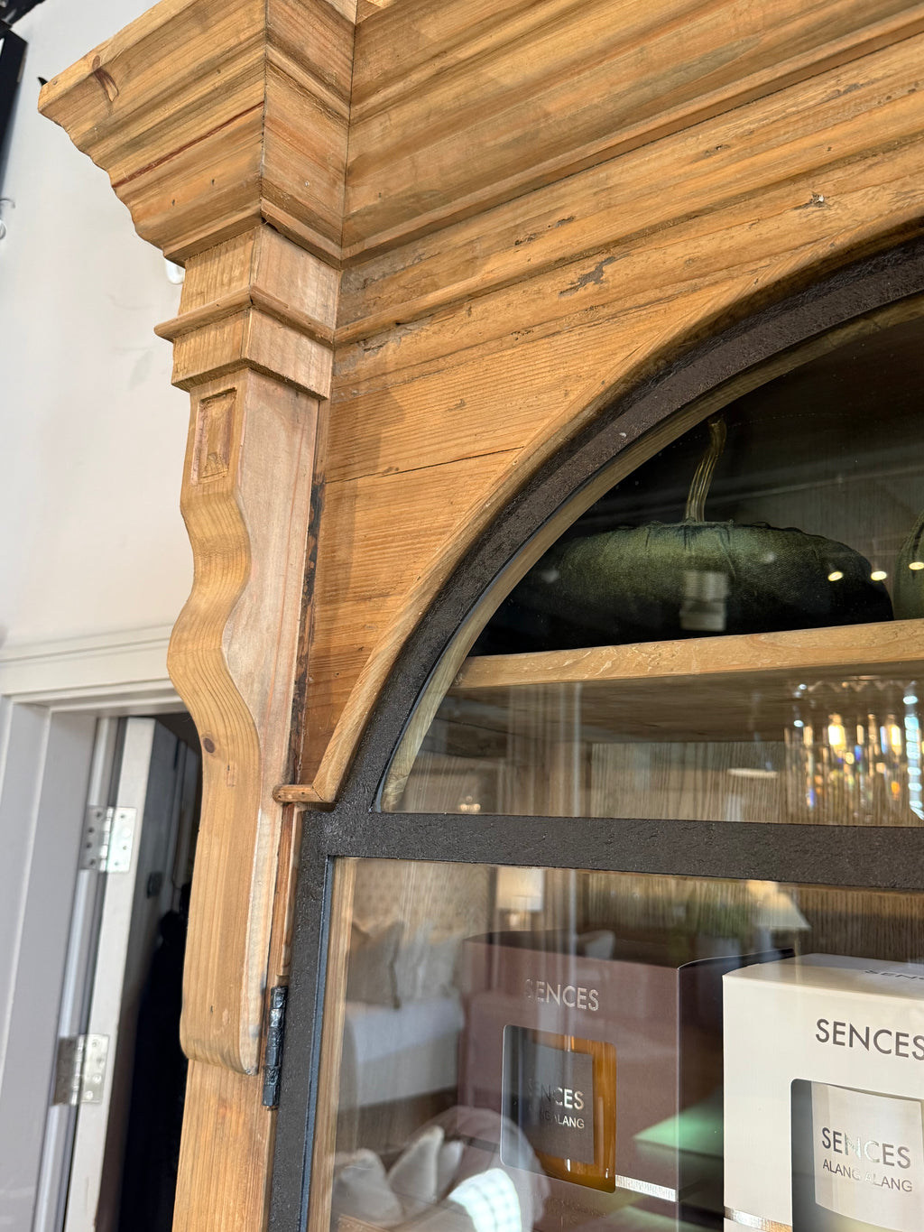 Ex-Display Wood & Metal Display Cabinet
