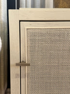 Ex-Display Pair of Rattan Bedside Cabinet