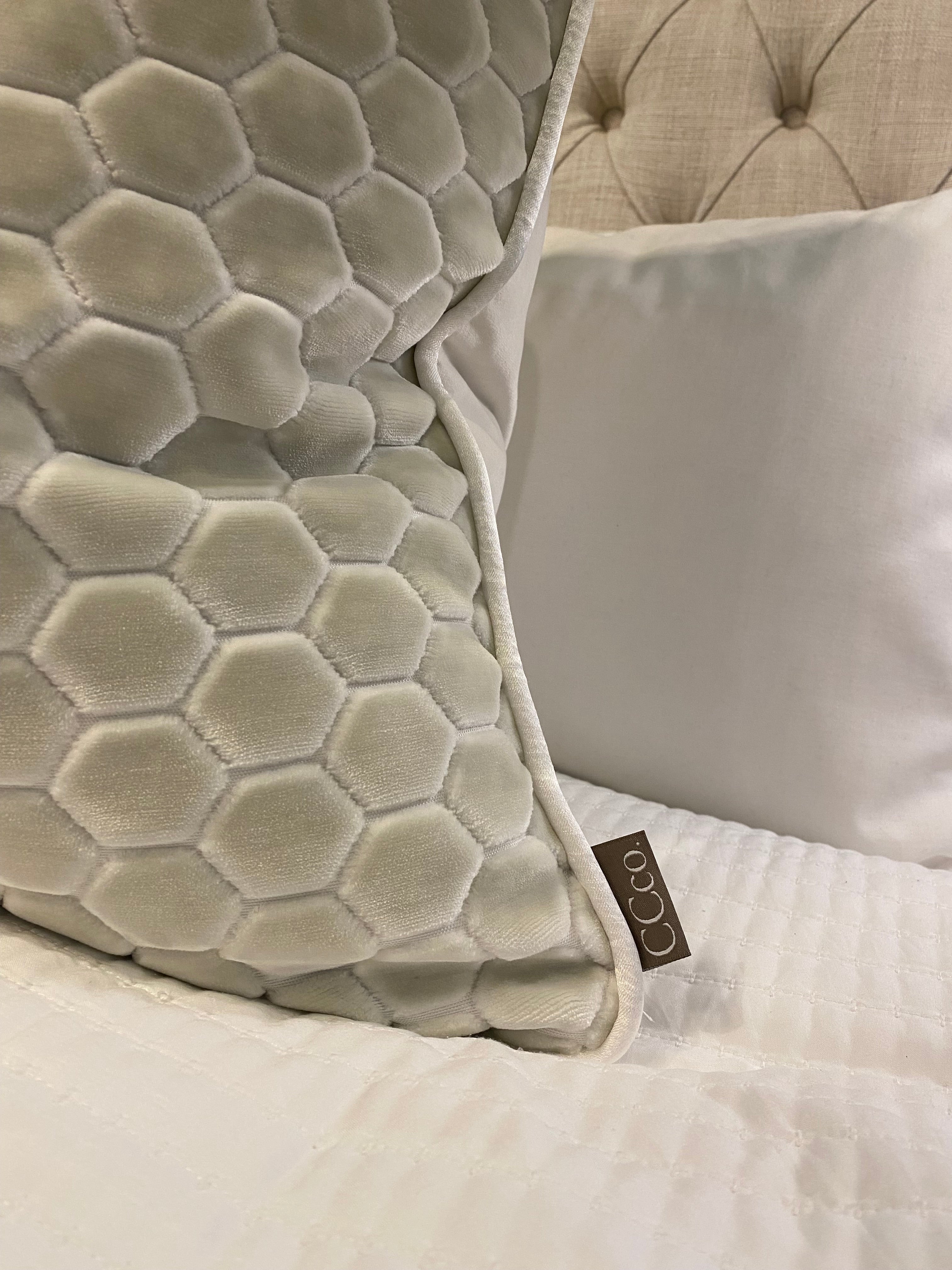 Prism Limestone Bed Cushion Set