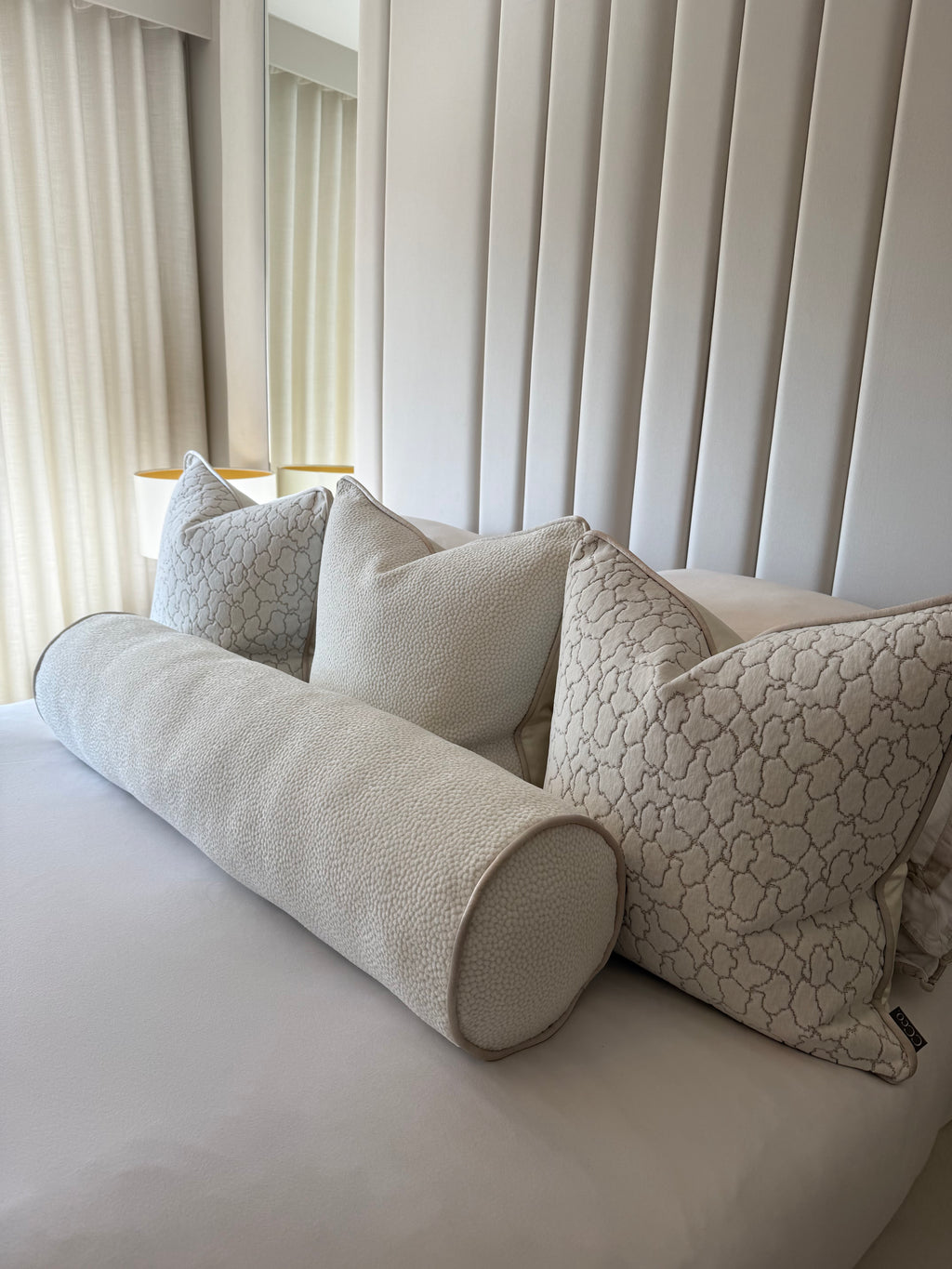 Rodin Chalk Bed Cushion Set