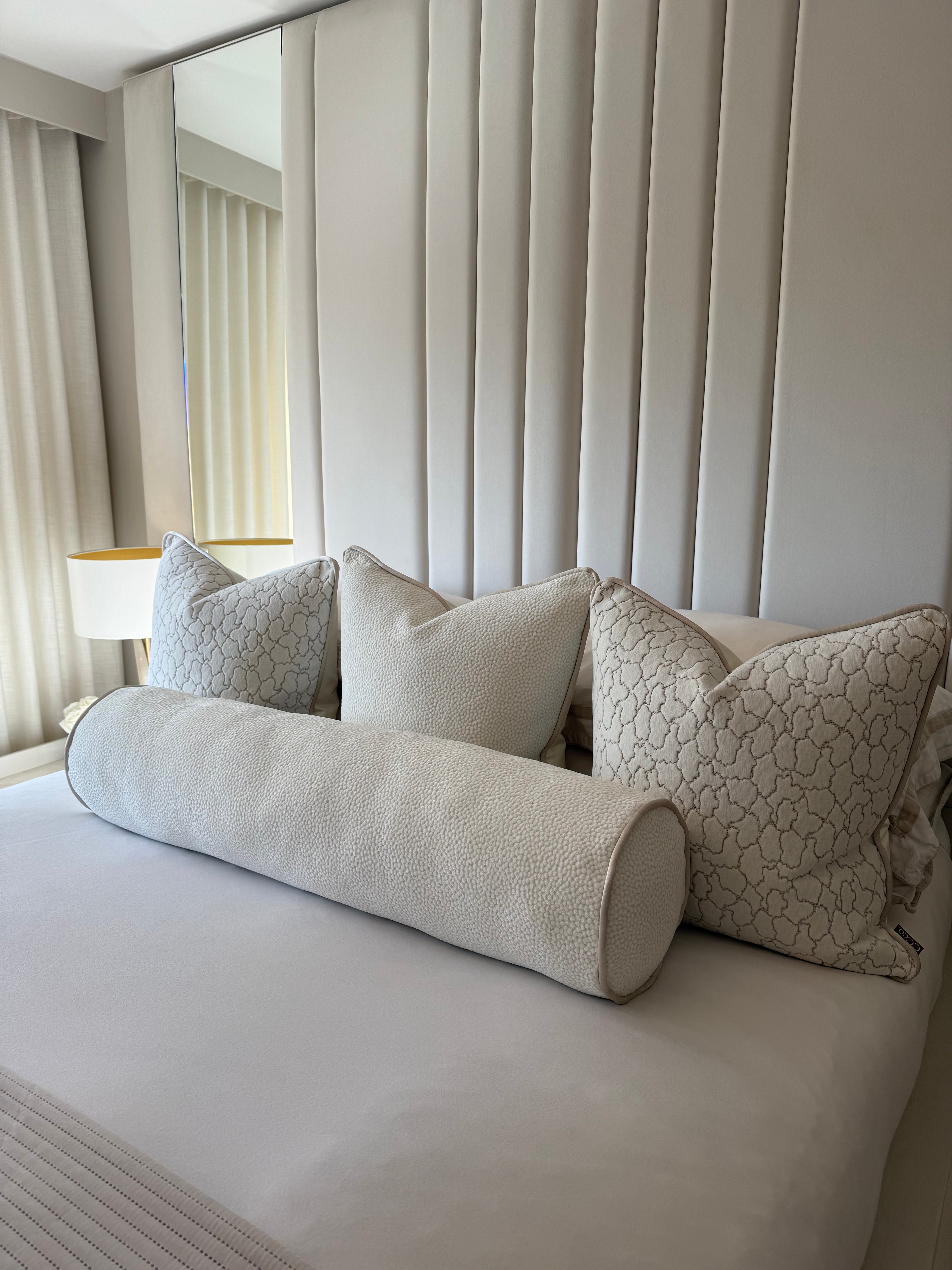Rodin Chalk Bed Cushion Set