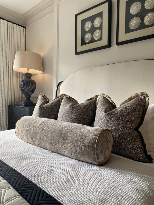 Arno Bronze Luxury Bed Cushion Set