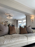 Bronze Luxe Sofa Cushion Set