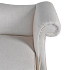 Ex-Display Linen Camelback 3 Seater Sofa