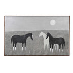Moonlit Herd Canvas