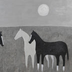 Moonlit Herd Canvas